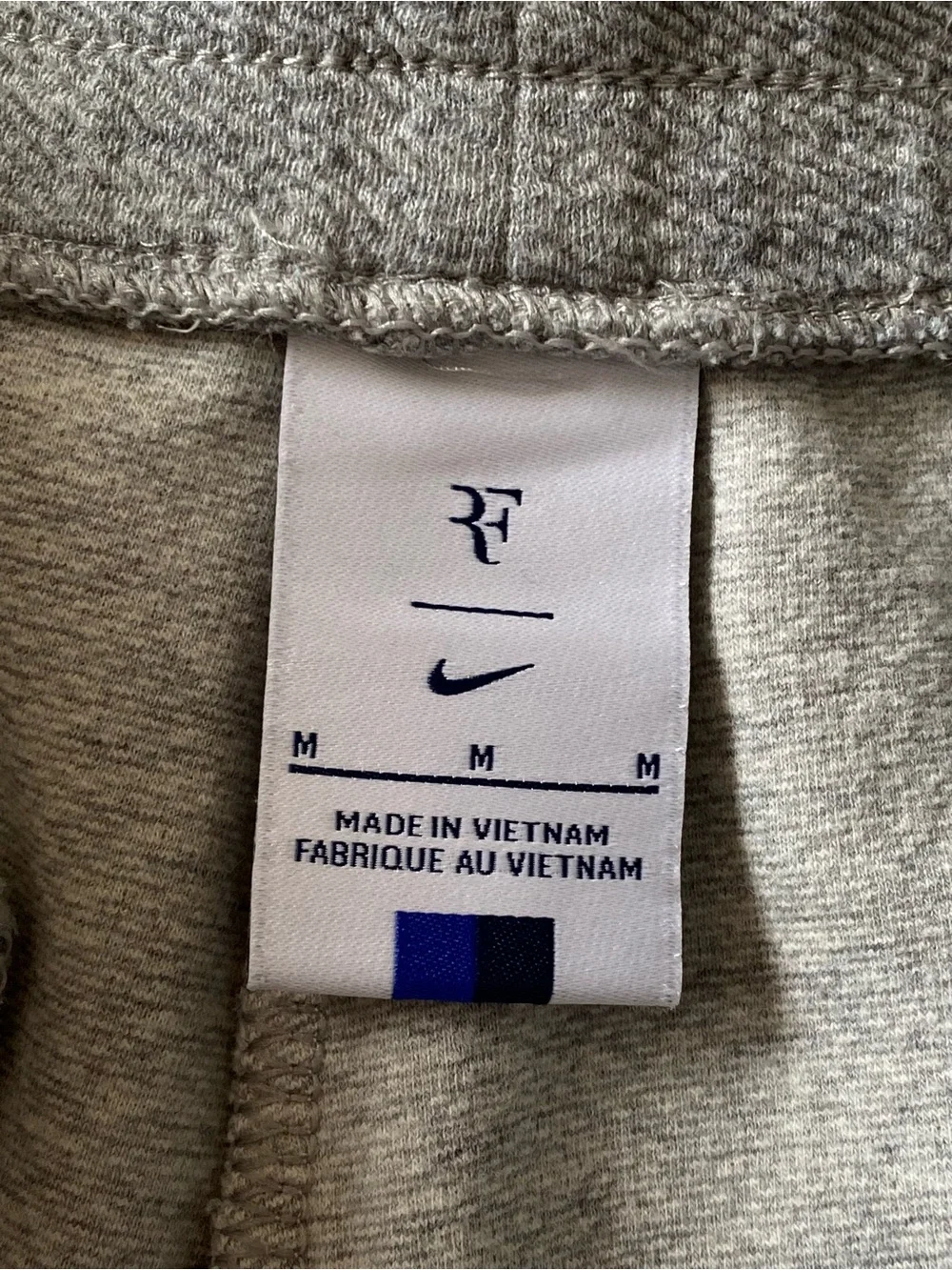 Nike Court Flex RF Ace Shorts Mens Medium Gray Roger Federer Tennis 9” Rare